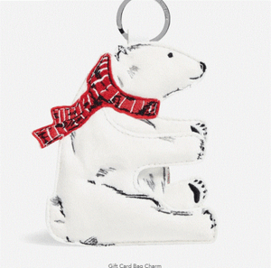 Vera Bradley Gift Card Bag Charm -- NWT Polar Bear Beary ...