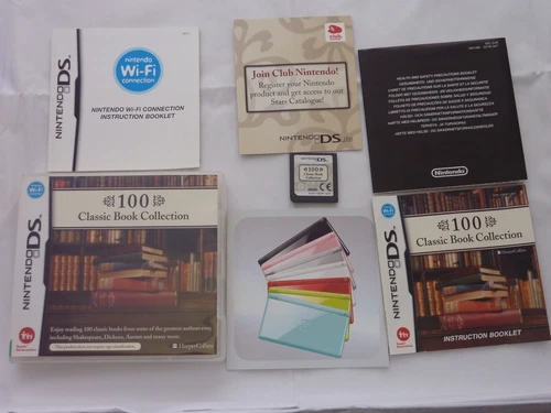 100 Classic Book Collection Nintendo DS Game Shakespeare Dickens Austin Novels