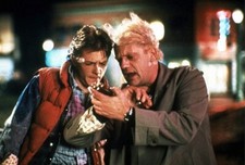 Christopher Lloyd Michael J. Fox in Back to The Future Picture Photo 5x7