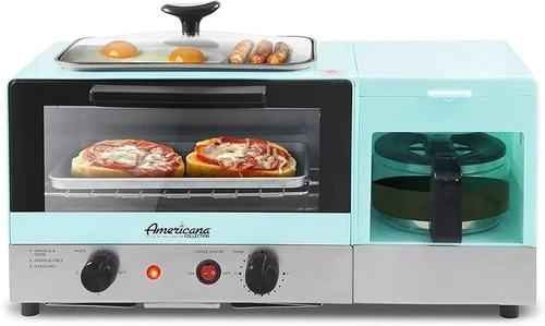 Elite Gourmet Americana 3-in-1 Breakfast Center Station