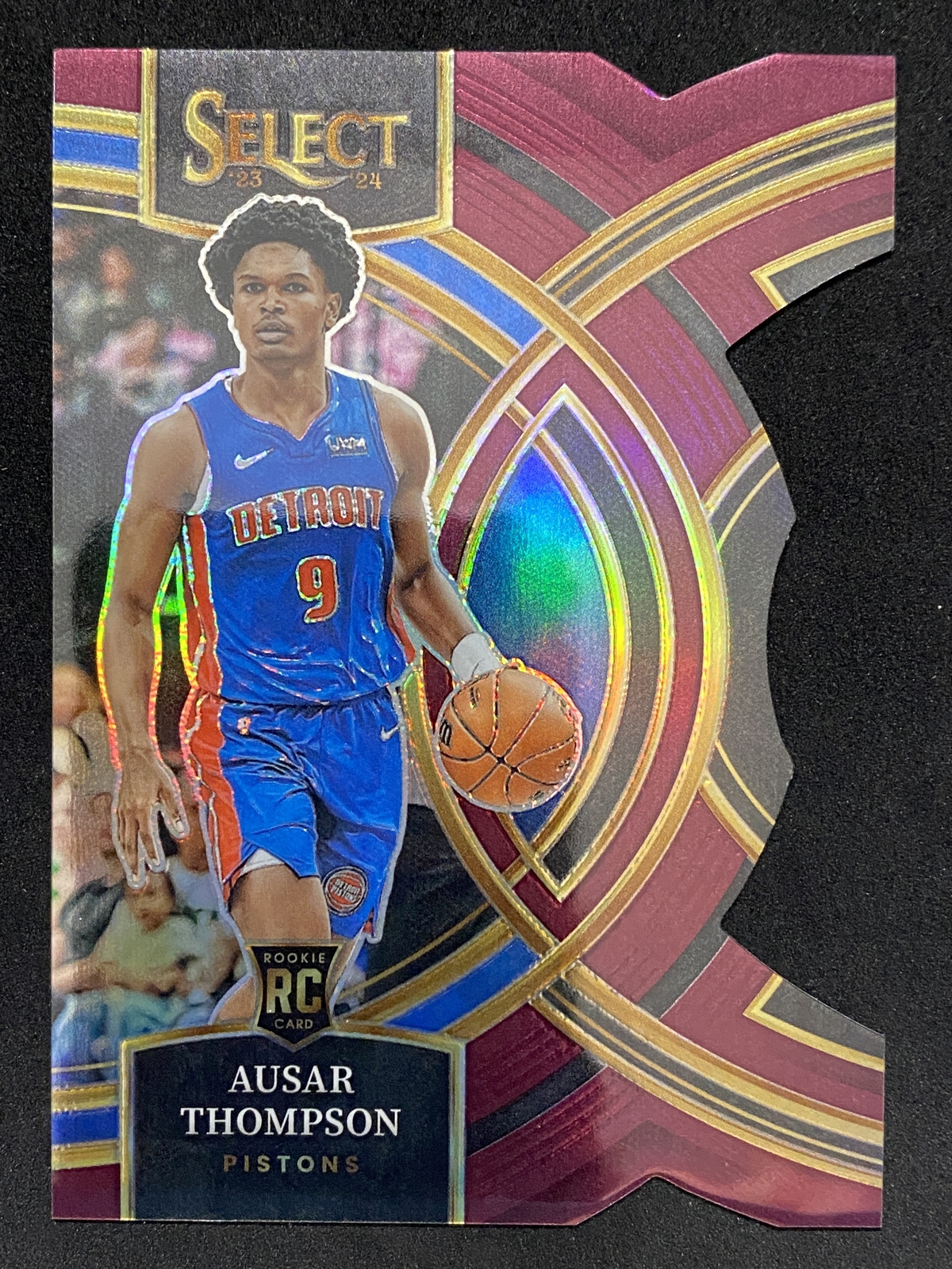 2023-24 Panini Select Ausar Thompson Maroon Die Cut /175 #128