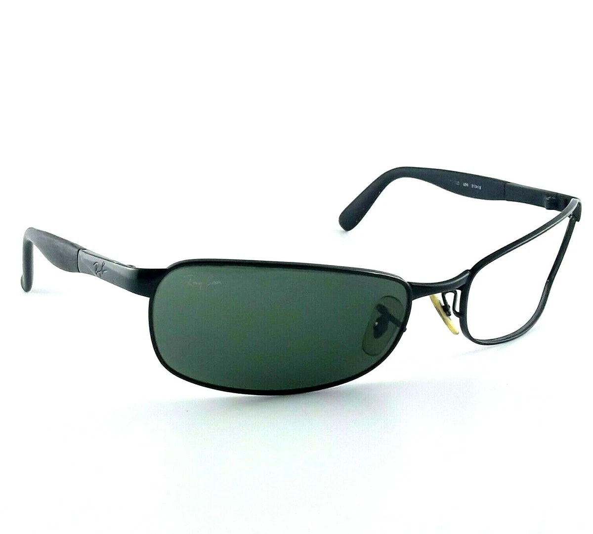 Ray Ban Black Metal Sunglasses RB3254 006 61-18 Made in Italy - FRAME ONLY
