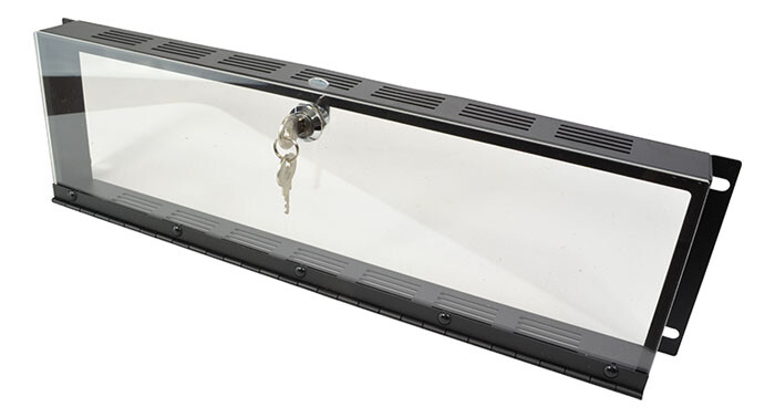3U Security Rack Panel with Lock