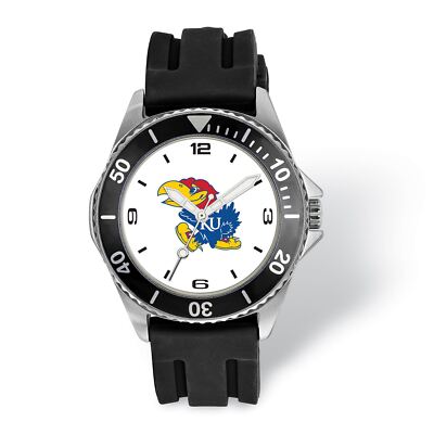 LogoArt University Of Kansas Collegiate Gents Watch