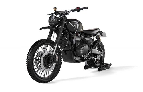James Bond Triumph Scrambler 1200 1:12 Scale - No Time to Die - 007 - Corgi - Picture 2 of 6