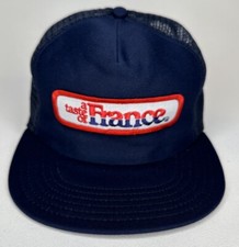 Vintage A Taste Of France Patch Logo Mesh Tru...