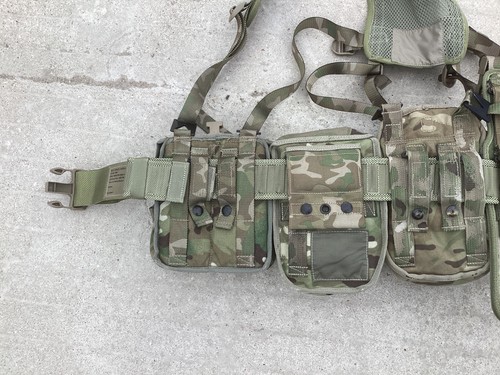 British Army Issue PLCE MTP Webbing set Pouches & Yoke Medium - Picture 6 of 8