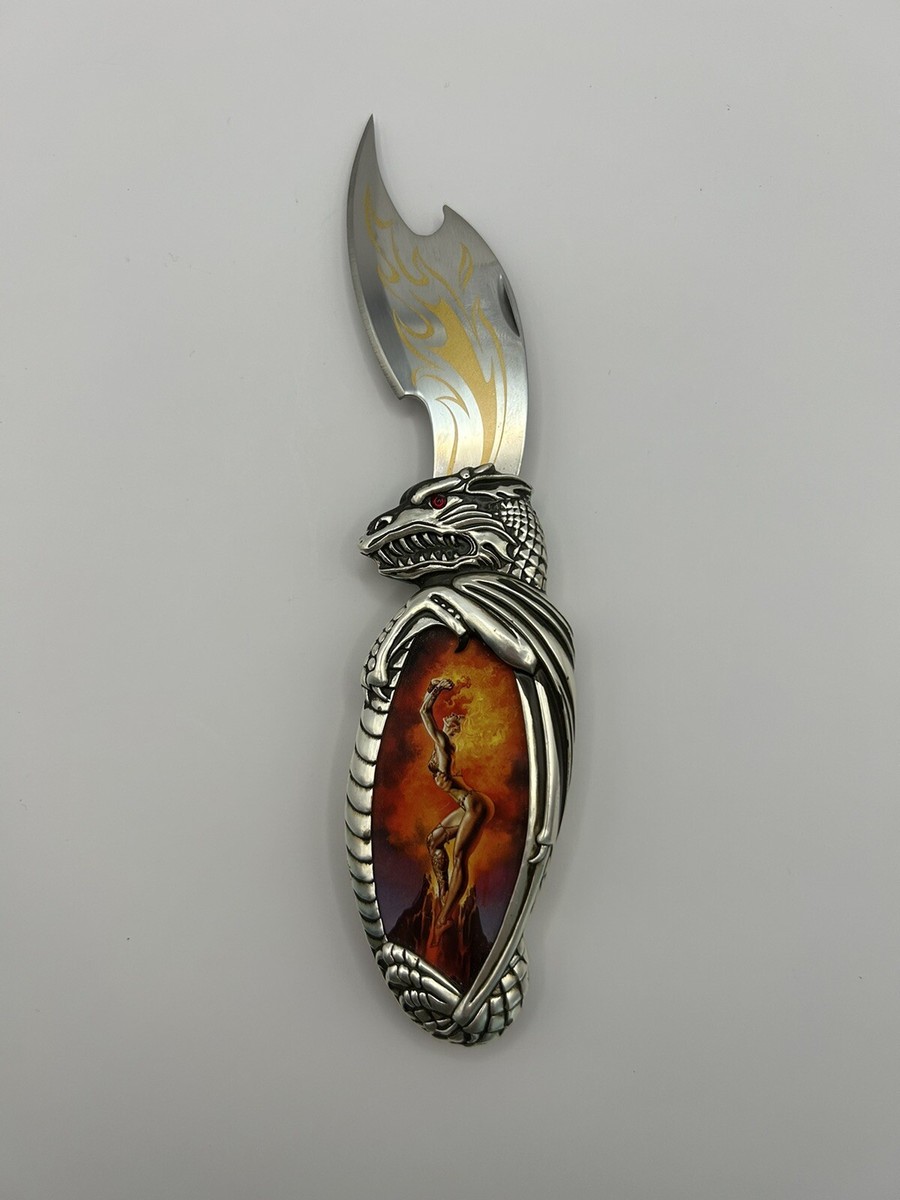 Franklin Mint Mistress of Fire Pocket Knife Folder Limited Edition