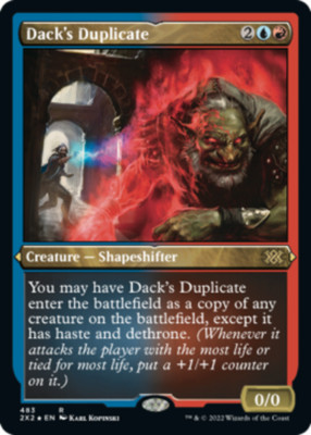 Dack's Duplicate - Foil Etched x1 - Double Masters 2022 - NM-Mint, English - Dou