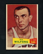 1957 Topps # 65 Win Wilfong St. Louis Hawks 1073