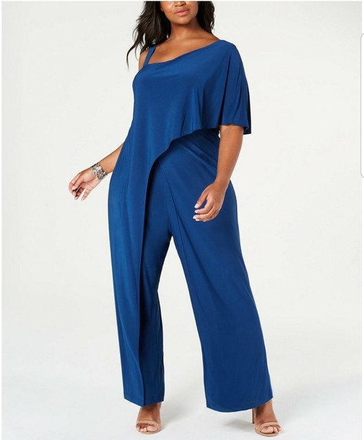 one shoulder dressy jumpsuits
