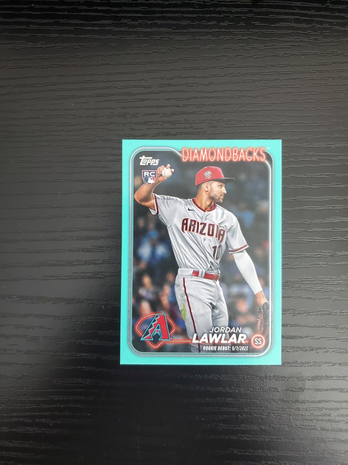 Jordan Lawlar - 2024 Topps Update Series Rookie Debut RC #US41 - Fanatics Aqua