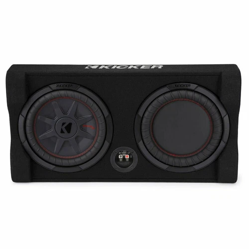 Kicker 48TRTP102 CompRT 10" Shallow-mount Car Subwoofer Enclosure