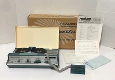 Vintage Realtone Reporter Model TR-7637 Transistor Tape Recorder In Box
