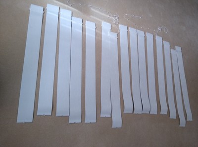 Vertikaljalousien Lucca...(850 mm und 960 mm lang) ..Sie können entweder oder beides kaufen.