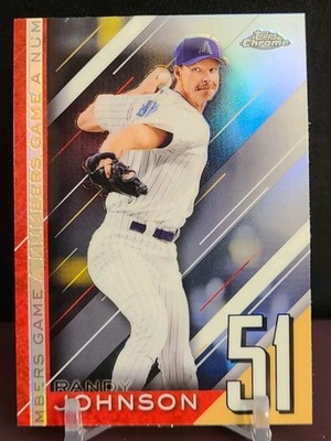 2020 Topps Chrome Update Series Randy Johnson A Numbers Game #NGC-4