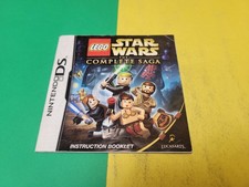 Nintendo DS Lego Star Wars The Complete Saga Instruction Manual Only