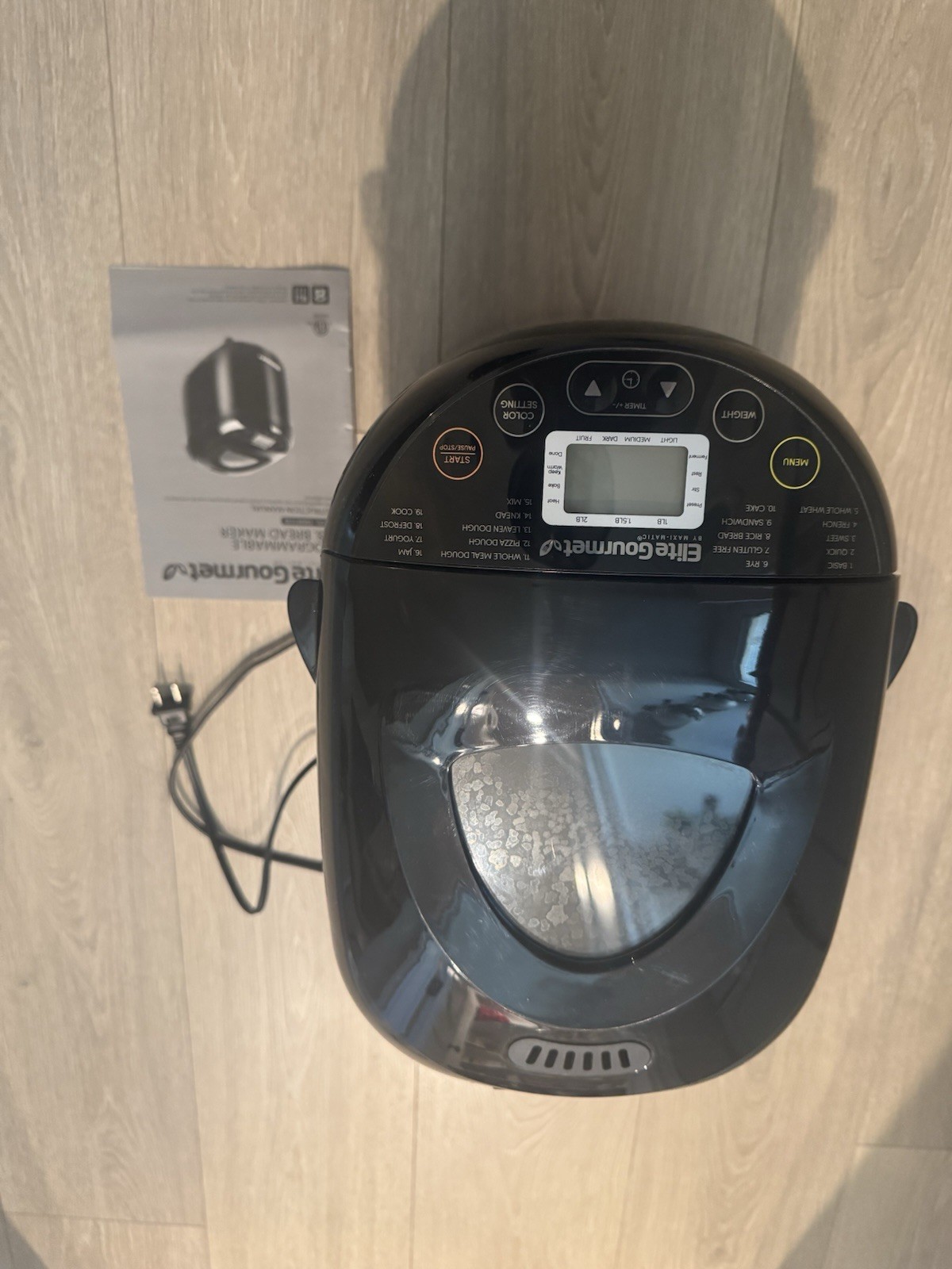 Elite Gourmet By Maxi-Matic Programmable 2lb Bread Maker