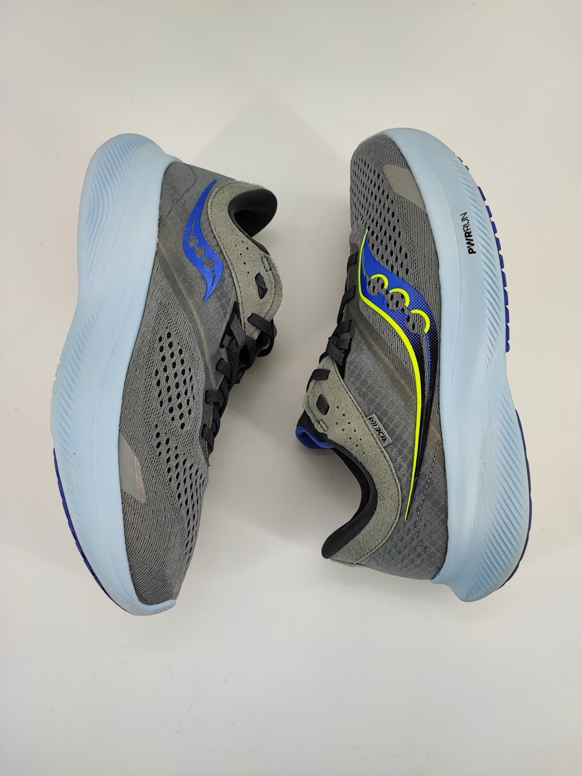 Saucony Women's Ride 16 Gray Mesh Running Shoes Size 10W US thumbnail 6