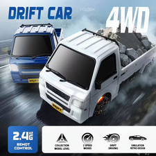 RC Drift Truck  1:24 Scale 4WD High-Speed 2.4G Remote Control Truck with LED Lig