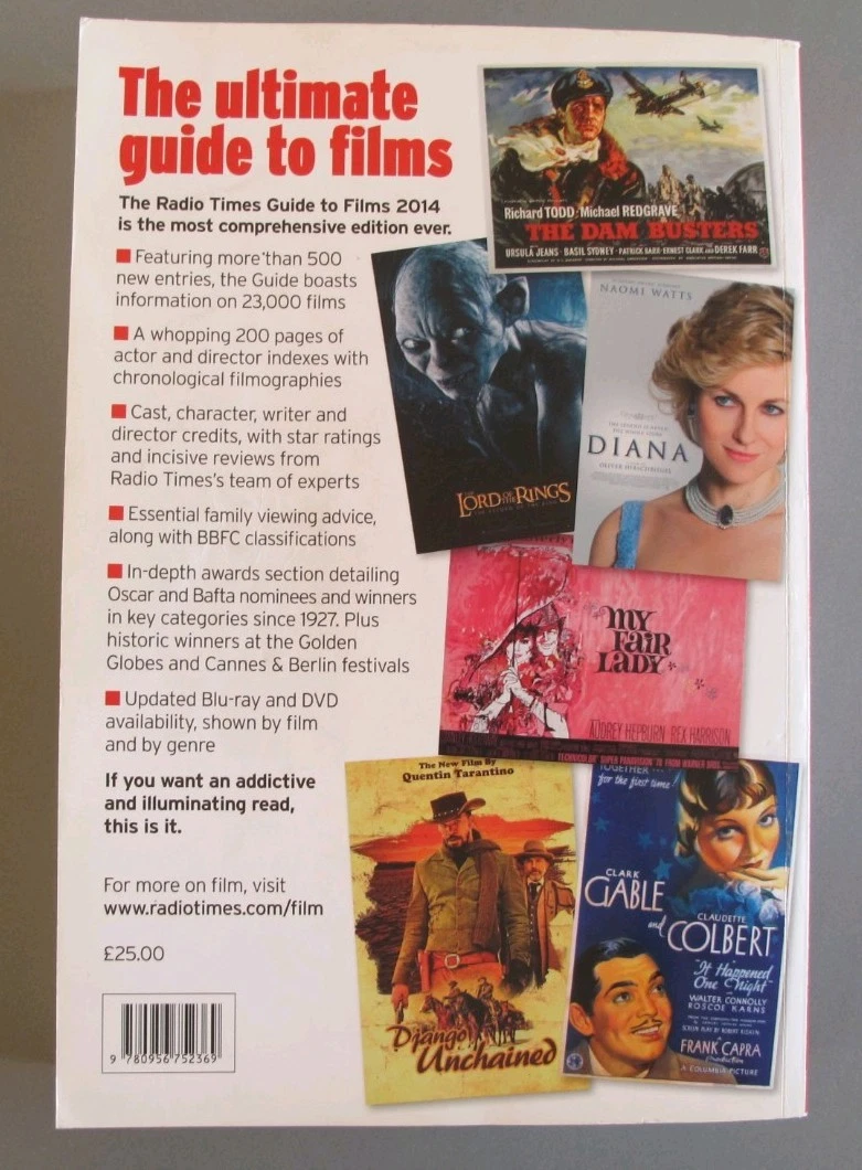 Radio Times Guide to Films 2014 - Huge 1664 page A-Z directory of Movies