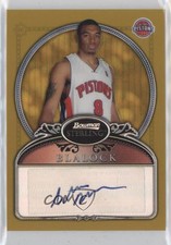 2006-07 Bowman Sterling Gold Refractor /599 Will Blalock #81 Auto 0vw0