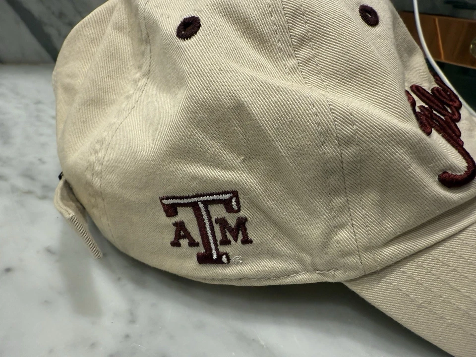 Boné TEXAS A&M Aggies Titleist masculino algodão ajustável Snapback Twin Enterprise - Imagem 4 de 4