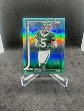 2025 Topps Chrome Garrett Wilson Aqua Refractor /299 Jets #235