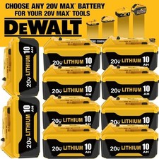 10PACK For DeWALT DCB210-2 20V MAX XR 10.0 AH Lithium-Ion Battery DCB206 DCB200