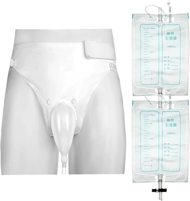 Bolsa De Recoleccion De Orina, Orinal De Silicona Reutilizable Para Hombres P...