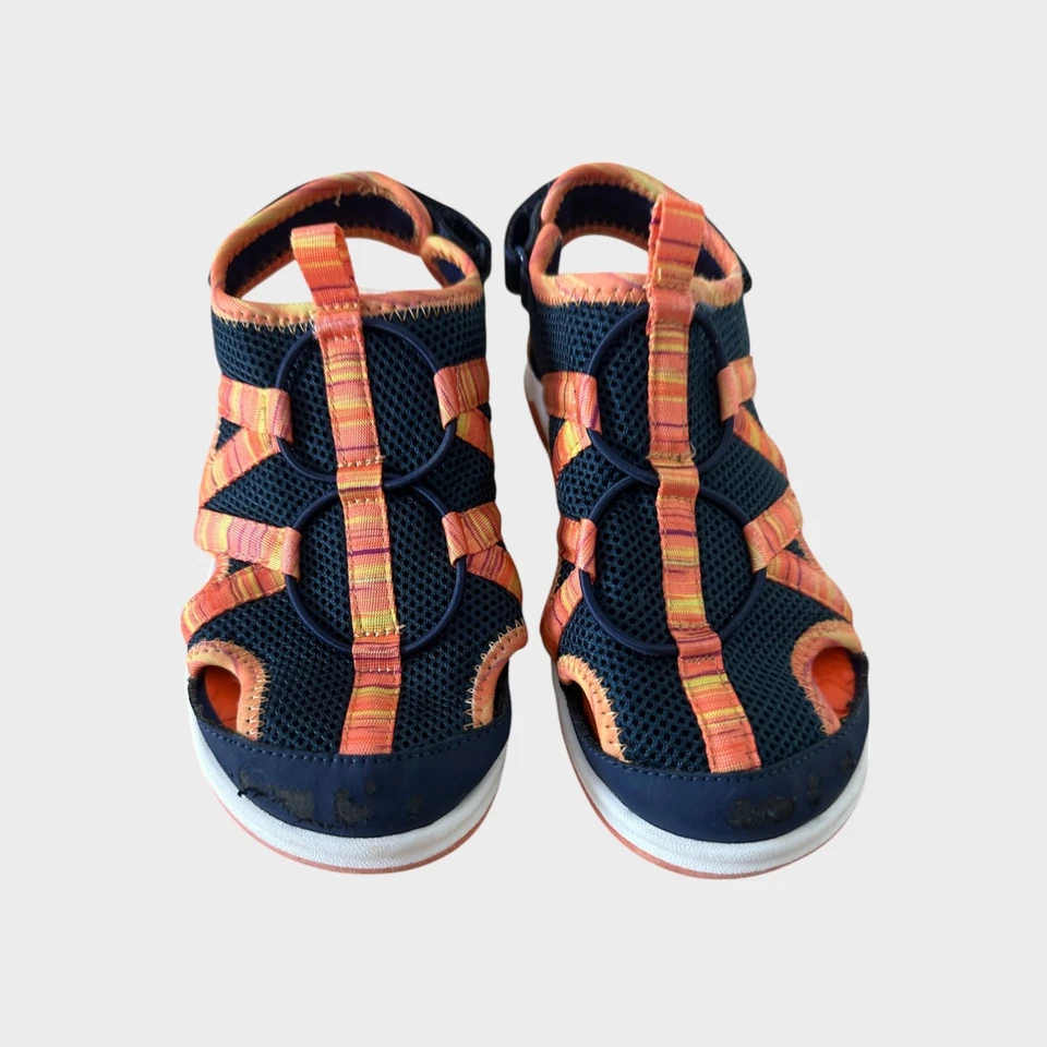 Zapatos de agua Lands' End para niños talla 1 azul marino naranja Foto 4 de 4
