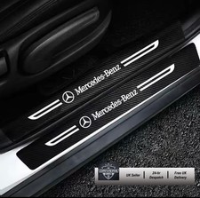 Car Door Sill Plate Protectors Stickers For Mercedes Benz