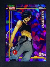 2026 Topps Chrome Marvel Sapphire Raelith #142 1st Purple /75
