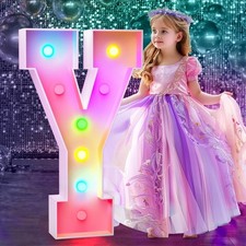 3FT Colour Changing Light Up Letters for Birthday & Party Decor - Marquee Y