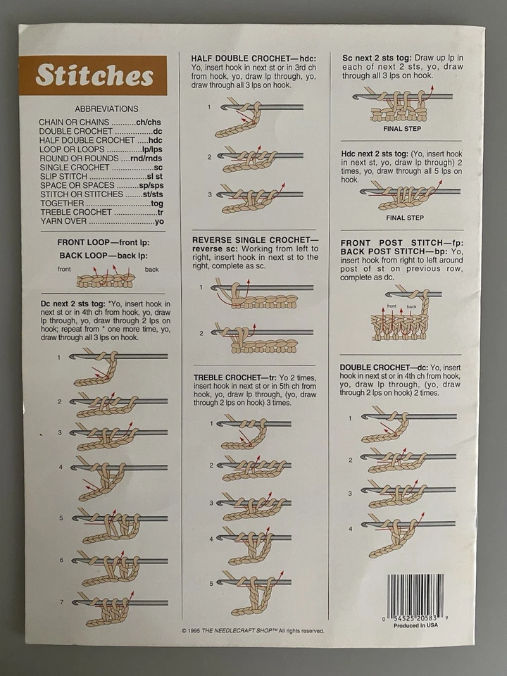 CROCHET PATTERN BOOKLET FOR COMFY COUNTRY LADIES SLIPPERS. PRE-OWNED. - Image 4 of 4