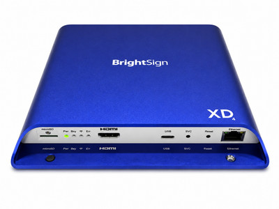 BrightSign XD1034 Digital Signage Mediaplayer HDMI LAN USB kommerziell entsperrt