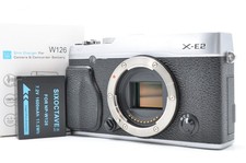 Near Mint Fujifilm Fuji X-E2 16.3MP Digital Camera Body Silver w/ Charger