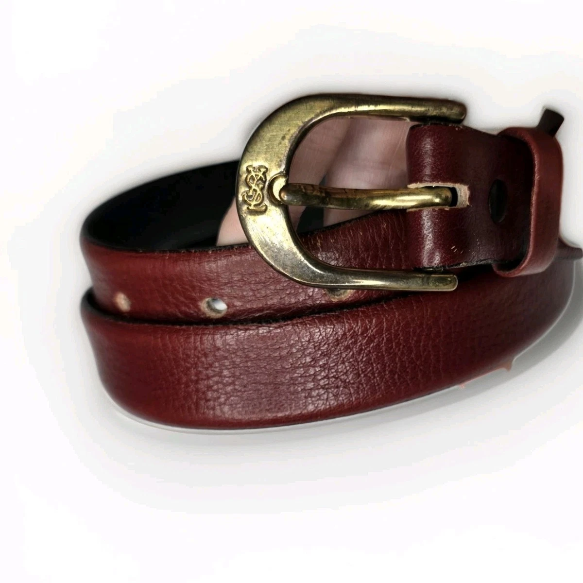 Saint Laurent Brown Belts for Women for sale | eBay display picture 1