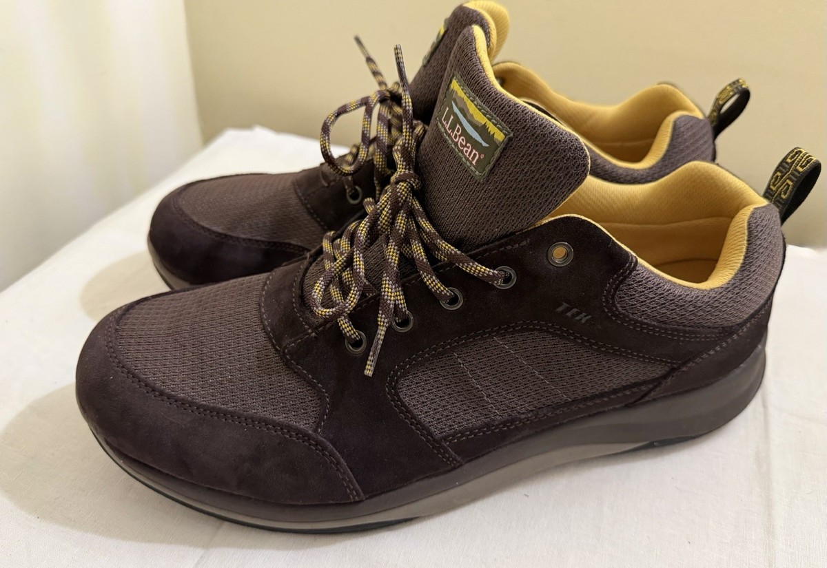 LL BEAN Brown Suede Tek 2.5 Waterproof Rain Sneakers Boots  display picture 1