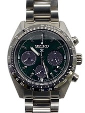 SEIKO PROSPEX SPEEDTIMER Chronograph Analog Stainless WHT SLV V192 0AF0