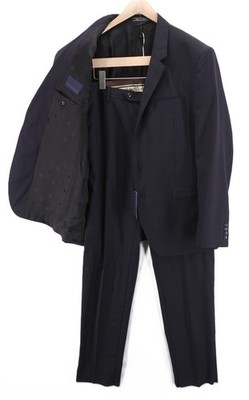 Trussardi Men's Suit ~ 3XL Green Wool Single Breasted Double Vent Formal