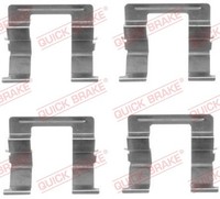 1X Quick Brake 109-1605 ZubehöRsatz Scheibenbremsbelag FüR Mazda