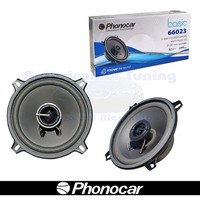 Phonocar Basic 66023 2-Wege Koaxial Lautsprecher 130Mm 60W/30W RMS Schwarz