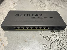 Switch inteligente Netgear ProSafe GS110TP 8x alimentación a través de Ethernet Gigabit