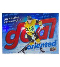 2025-26 UD Hockey Series 1-Jack Eichel Goal Oriented #GO-14 Vegas Golden Knights