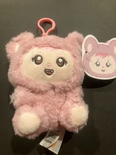 LaBabies Monster Pink CeCe 5” Plush Keychain Bag Clip NWT Keychain