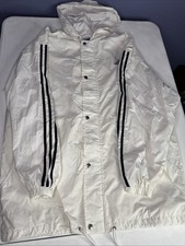 Adidas Originals 3 Theee Stripes Hoodie Windbreaker Track Jacket Men s Sz M