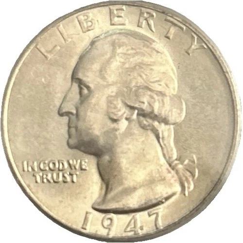 1947 S MS 66 SILVER Quarter Dollar Coin PCGS, 50c, 90% Silver