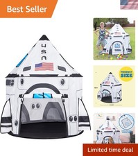 Fun  Engaging Rocket Ship Playhouse Tent Set - Lightweight for Young Explorers