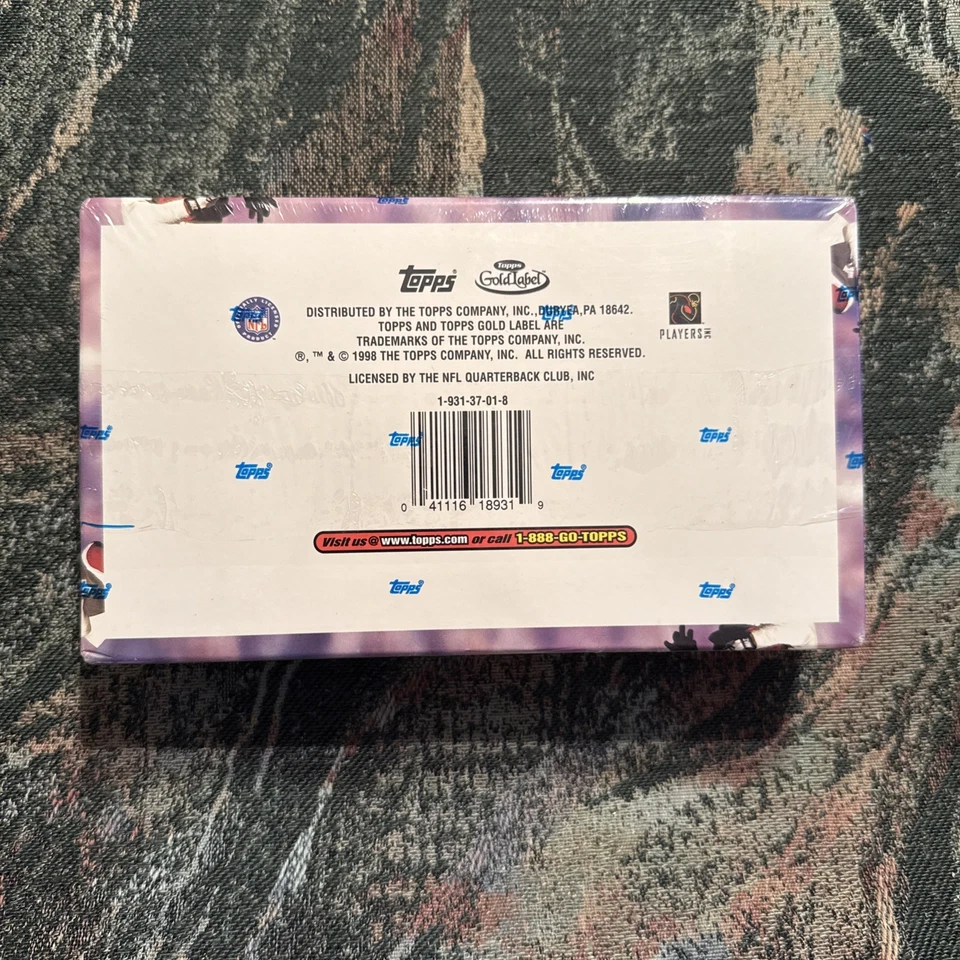 1998 Topps Gold Label NFL Football Sealed Box - Image 2 of 2